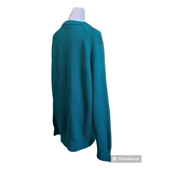 DRYKORN For Beautiful People Teal Round Neck Knit Sweater Size XL - Picture 3 of 6